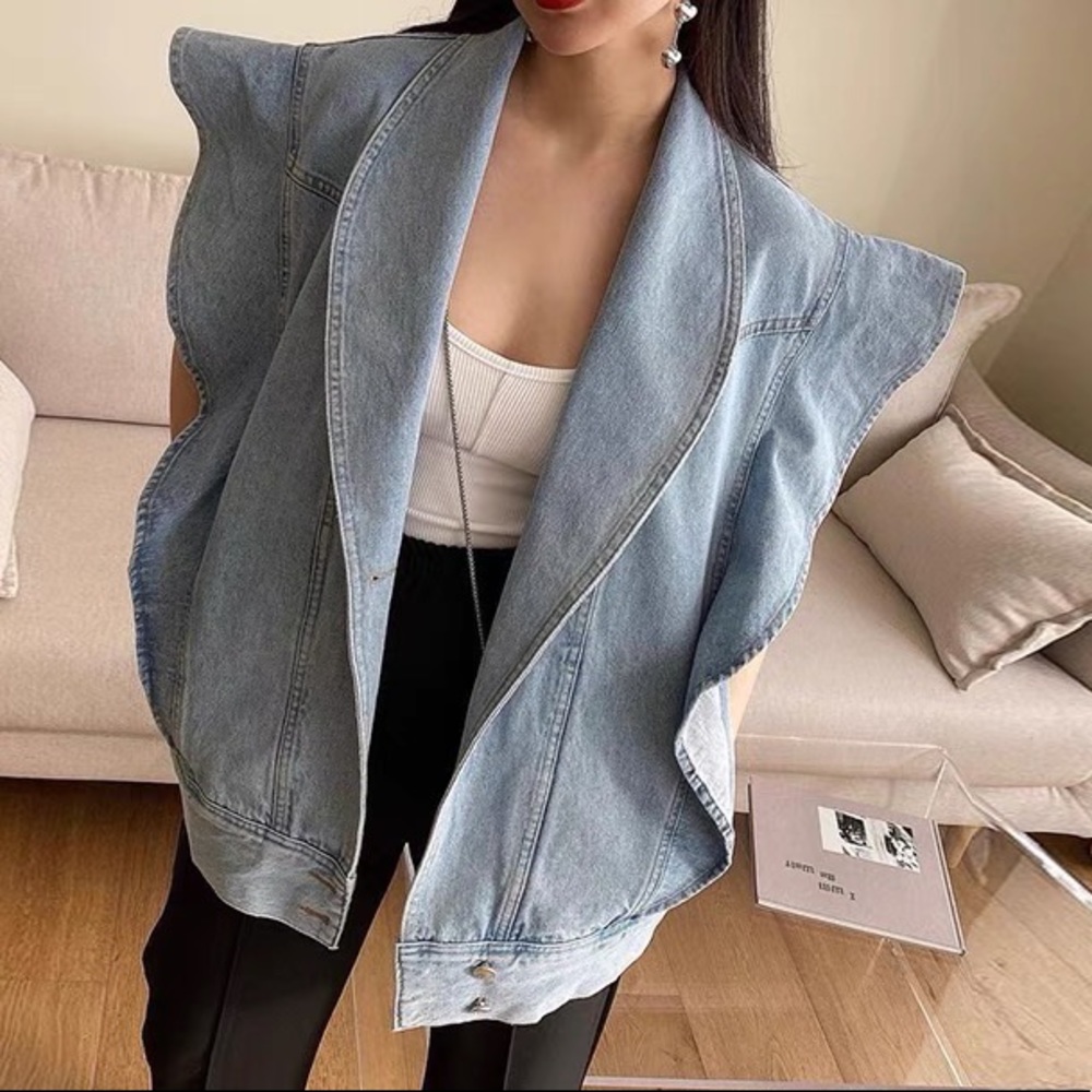 Jean style vest